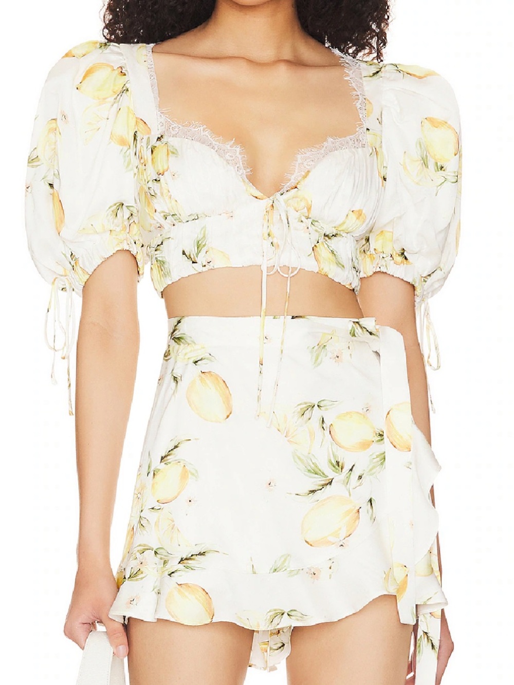 For Love and Lemons Alana Set Size Small Revolve Top and Skort